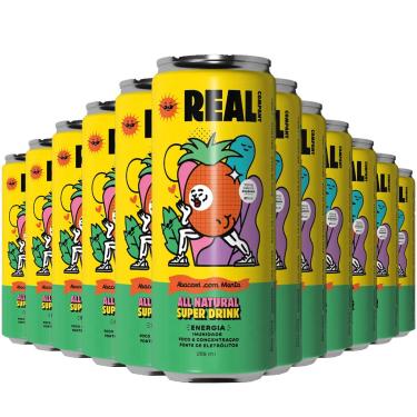 Imagem de 12x Energético Natural Funcional 269ml Abacaxi com Hortelã