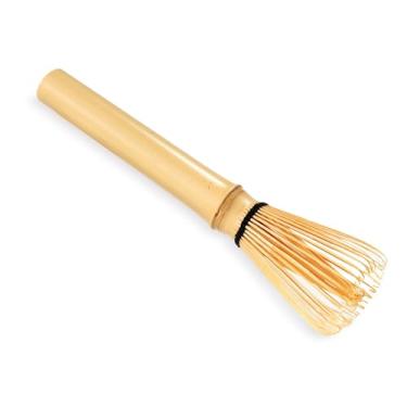 Imagem de BambooMN Utensil Matcha Chasen japonês tradicional cacheado 100 Tate Matcha - Marrom dourado natural, Natural Golden Brown Skinny, 1