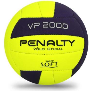 Imagem de Bola de Volei VP 2000 X AM-RX-PT - Penalty, Amarelo e Azul