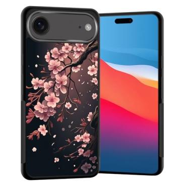 Imagem de Vobber Capa para iPhone Air, capa protetora fina com arquitetura antiarranhões TPU à prova de choque para iPhone Air 6,5 polegadas 2025, árvore de cerejeira