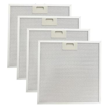 Imagem de 4 peças WB02X24872 filtro de graxa de substituição de malha de alumínio compatível com GE JVW5301BJTS JVW5301EJES JVW5301FJDS JVW5301SJSS JVW5301EJ2ES JVW8304SP1SS