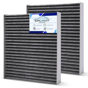 Imagem de 2 peças de acessórios de filtro de ar de cabine para Subaru Ascent, Crosstrek, Impreza, Legacy, Outback, Toyota C-HR, Corolla, Prius, RAV4, Venza, filtro de cabine de carbono ativado para substituição