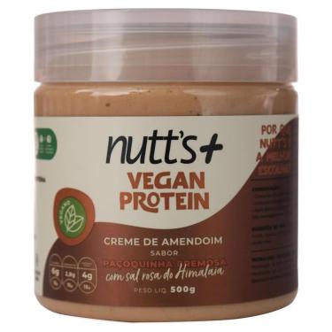 Imagem de Pasta de Amendoim Vegan Protein 500g Nutts Mais - Paçoquinha-Unissex