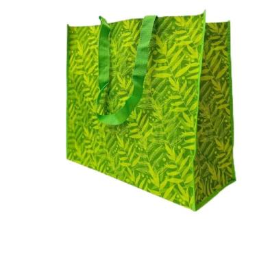 Imagem de Bolsa Ecobag Ecologica Sacola de Ombro Reutilizavel Dobravel Compras Mercado Retornavel Kit 3 Uni