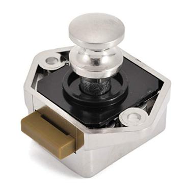 Imagem de Push Button Grayer Bloqueio Armário da Porta Catch Fechads Caravan Motorhome Lock Ferramenta Peças de Hardware YYDFPIIA