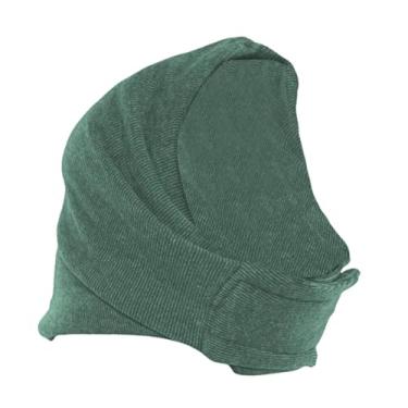 Imagem de MotiveTech Capuz calmante para cães, proteção contra ruídos, faixa de cabeça macia, protetor de orelhas para animais de estimação, capa silenciosa para banho e, Verde