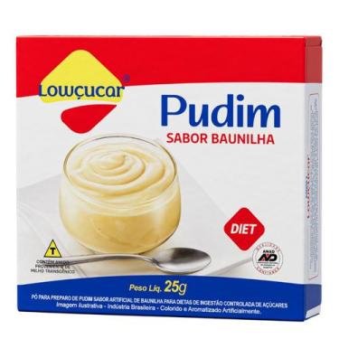 Imagem de Pudim Lowçucar Zero Açúcares Sabor Baunilha 25g