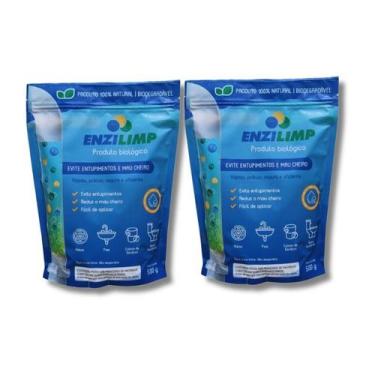 Imagem de 2x Enzilimp Tratamento Enzimático P/ Esgoto Doméstico 500g