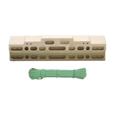 Imagem de KiBcsLic Prancha de escalada para fortalecimento de mãos, pulsos e antebraços, dispositivo de força para dedos, treinamento de força para atletas em casa e em