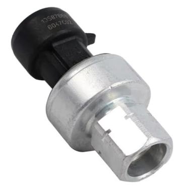 Imagem de Sensor de pressão do ar condicionado para Buick LaCrosse 2019, código 13587668. Sensor de pressão do líquido refrigerante do ar condicionado. Interruptor do sensor de pressão do ar condicionado.