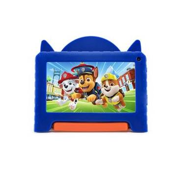 Imagem de Tablet Infantil Multi Chase Patrulha Canina 7” Android 13 GO NB421 Quad-Core Wi-Fi 64GB 2MP Azul e Vermelho