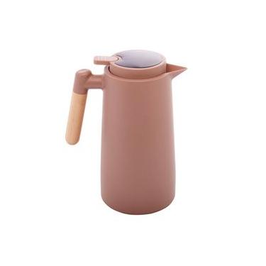 Imagem de Garrafa Térmica de Plástico com Termômetro Tap Nude 1L