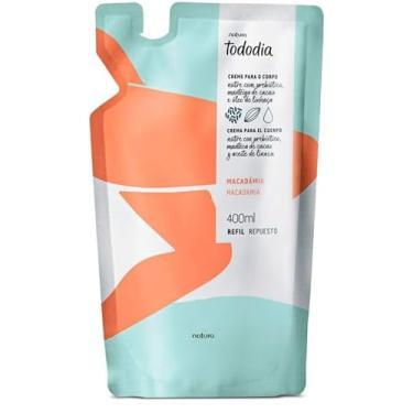 Imagem de Todo dia Creme para o Corpo Macadâmia, com Prebiótico e Manteiga de Cacau, Refil 400ml