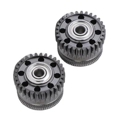 Imagem de AUNMAS Kit de Engrenagem Extrusora de Aço Endurecido, Revestido Com DLC, 2 Peças de Substituição K2 Plus para Alimentação Suave de Filamento e Desempenho de Impressão Aprimorado