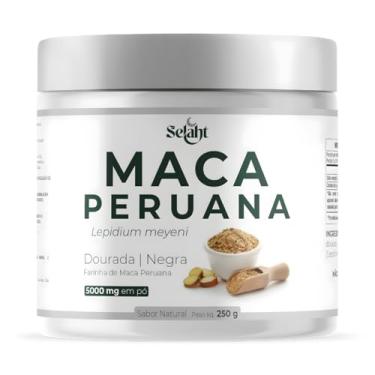 Imagem de Maca Peruana Solúvel Selaht 250g – Pó Natural Orgânico, Maca Dourada e Negra, Sem Glúten