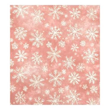Imagem de STAYTOP Linda capa de ímã de lava-louças de flocos de neve de Natal 58 x 66 cm capas decorativas de geladeira para porta frontal adesivo magnético para máquina de lavar louça painel de geladeira