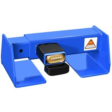 Imagem de KAOBAS Trava de contêiner de envio, fechadura de combinação de porta de carga resistente com aço endurecido antiadulteração, trava de porta de reboque de alta segurança para semi caminhão