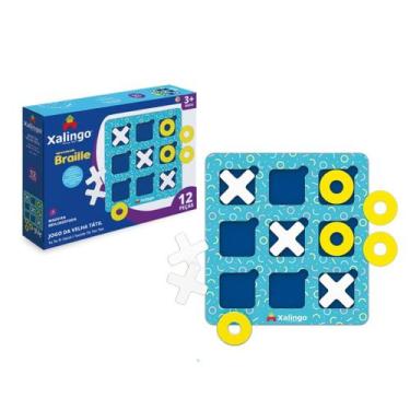 Imagem de Jogo Da Velha Tátil Aprendendo Braille Habilidade Visuais - Xalingo