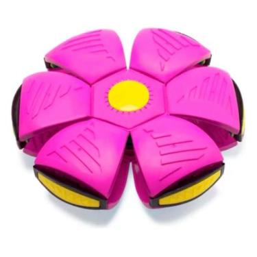 Imagem de Bola Maluca Transforma Disco Voador  Brinquedo Pop LED  Bola que Acend