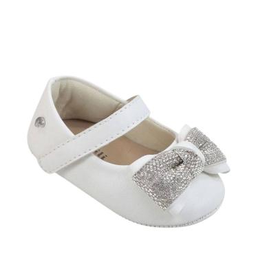Imagem de Sapato infantil Pampili Laço e Manta Branco