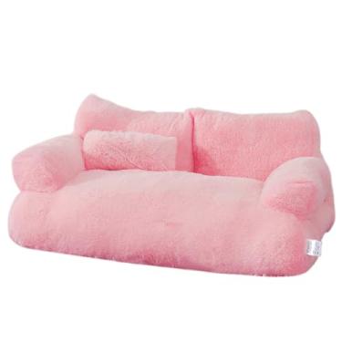 Imagem de Cama para Gato Ultra-Soft Plush Camas Cães e Gatos Domésticos Sofá Aliviar Pressão Muscular Articular Design Privado Confortável Removível Lavável Anti-Derrapante Conforto Pet