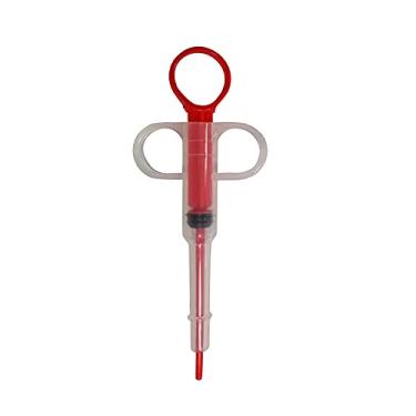 Imagem de Dispenser de pílulas para animais estimação Kit seringueira medicamento Ferramenta alimentação com ponta silicone macio