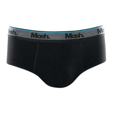 Imagem de Cueca Mash Slip Cotton Basic - 173.09, Pt00, Preto, G