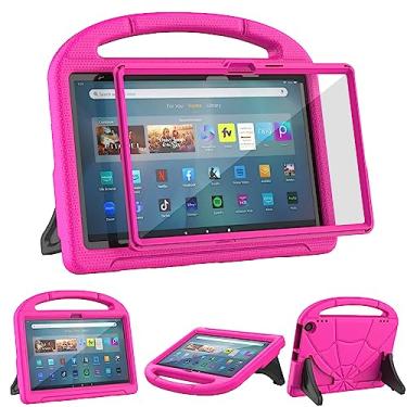 Imagem de Patamiyar Capa infantil para tablet de 11 polegadas, não serve para tablets TCL Onn de 11 polegadas – Capa de dois ângulos leve à prova de choque com suporte protetor de tela – rosa bebê