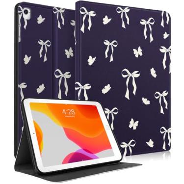 Imagem de Wazzasoft Capa para iPad Pro 9.7, iPad 4ª/5ª, para iPad Air 1ª/2ª capa – Capa fólio inteligente fofa para mulheres e meninas (despertar/hibernar automaticamente) com suporte de lápis embutido para