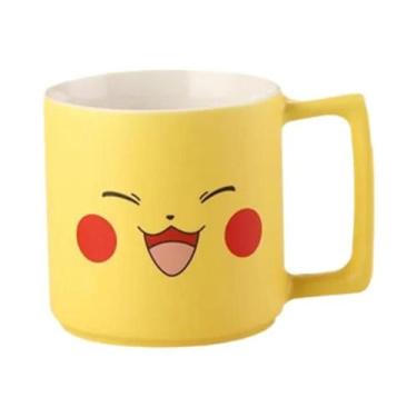 Imagem de Caneca De Café De Cerâmica Pikachu Fofa, Copo De Leite Para Café Da Ma
