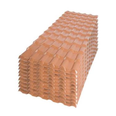 Imagem de Kit Telhas PVC Plan Precon 2,42x0,88m - 10 Unidades - DVG