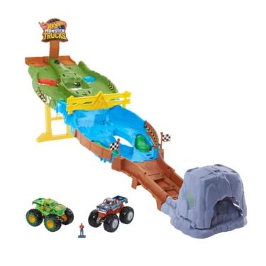 Imagem de Hot Wheels Playset Monster Trucks Com 2 Caminhões - Mattel