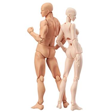 Imagem de Generic Manequins Articulados Em Pvc Colecionáveis, Modelos de Corpo Humano para Presentes, Modelos de Figuras de 13cm para Decoração de Mesa (3Como mostrado)