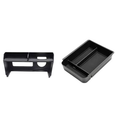 Imagem de GFJNFG Compatível com 2 organizadores de console central Nissan Sentra 2020-2025, para Nissan Sentra 2025, organizador de console central, bandeja de inserção de armazenamento de braço Sentra 2020