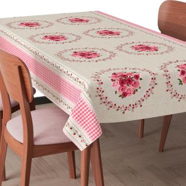 Imagem de Toalha de Mesa Plástica Impermeável Fácil de Limpar para 4 6 8 e 10 Lugares – Jogo Americano Resistente e Decorativo (Danubio,10 Cadeiras (3,20x1,40mt))