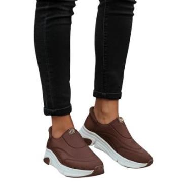Imagem de Tênis Feminino Slip On Sola Média Ultra Confortável Modare 7401107-Feminino