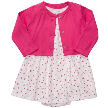 Imagem de Carter's Clássico para Bebês Meninas, Borboleta rosa, 3 meses