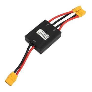 Imagem de Cryfokt Adaptador de Módulo Paralelo de Bateria Dupla para Bicicleta Elétrica para Maior Potência e Capacidade, Conversor de Descarga de Bateria Dupla de Liga de Alumínio DC 20V a 72V para (100A)