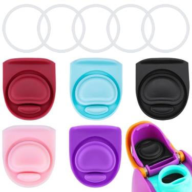 Imagem de ZONBBEE Rolha de substituição e anel de vedação em O de borracha compatível com Owala FreeSip 680 g, tampa de anéis de vedação superior de garrafa para Owala 16/19/24/32/1,134 g Acessórios de peças de
