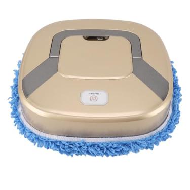 Imagem de Cryfokt Robô Aspirador de pó Inteligente para Limpeza de Mãos úmidas e Secas Aspirador de pó Robótico para Limpeza Doméstica ABS Robô de Varredura Inteligente para Pêlos de Animais de Estimação,