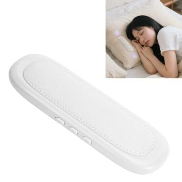 Imagem de Dpofirs Alto-falante de Travesseiro de Condução óssea, Bluetooth Portátil Sob Alto-falante de Travesseiro, Suporte para Graves Estéreo, Tempo de Sono, Modos de Som Duplos, Dorminhoco (Branca)