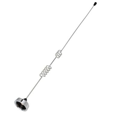 Imagem de TWAYRDIO Antena NMO de banda dupla de 17 polegadas para rádios Motorola, antena móvel amadora VHF UHF 144/430 MHz com conexão NMO para transceptores de vértice Midland Kenwood Icom (requer montagem