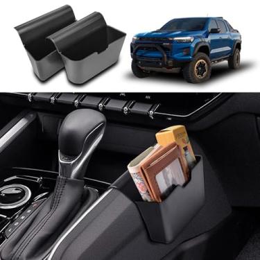 Imagem de RUNROAD Bandeja organizadora de console central compatível com acessórios Chevy Colorado/GMC Canyon 2023-2026, organizador de câmbio de marchas para óculos de sol Colorado Canyon, suporte de telefone