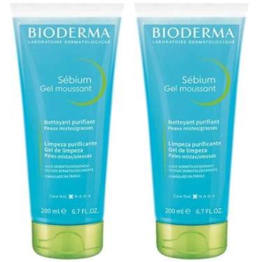 Imagem de Bioderma Sebium Gel Moussant Kit com 2 Unidades - Gel de Limpeza Antioleosidade - 200ml Kit-Unissex