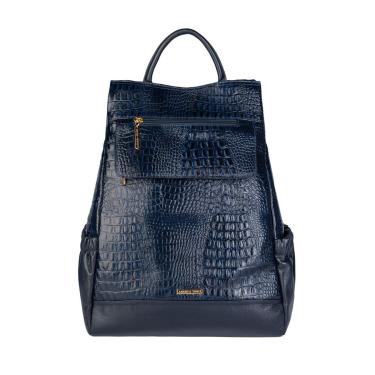 Imagem de Mochila antifurto de couro croco Suelen-Feminino