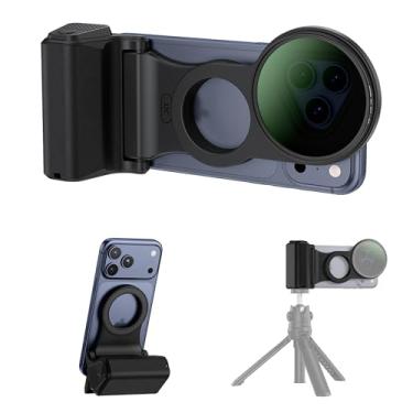 Imagem de KIWIFOTOS Cabo magnético para câmera de telefone com filtro de lente de telefone ND CPL de 67 mm para iPhone 17 16 15 14 Pro MagSafe adaptador de filtro de lente de câmera de telefone