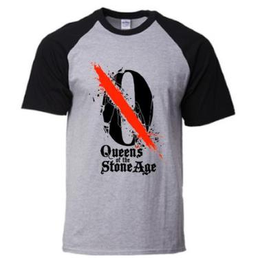 Imagem de Camiseta Queens Of The Stone Age, Cinza-Preto / M
