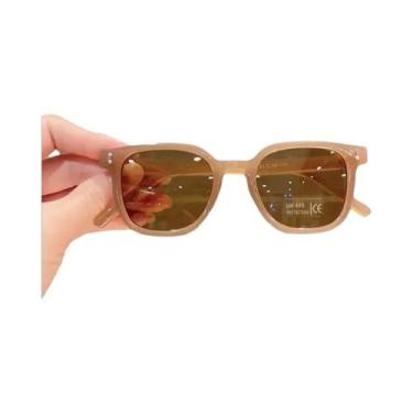 Imagem de Óculos De Sol Vintage Quadrados Para Crianças UV400, Proteção Ao Ar Li
