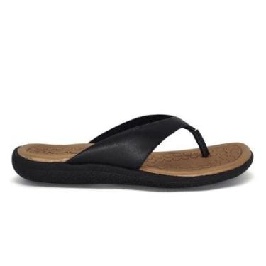 Imagem de Chinelo Usaflex Feminino Conforto Couro AM3400 Cor:;Tamanho:37;Gênero:Mulher-Feminino