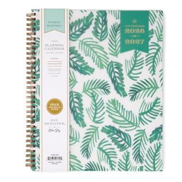 Imagem de Blue Sky Agenda de Ano Acadêmico Semanal e Mensal Day Designer, Palmeiras (Palmeiras - 2026/2027, 21,6 cm x 28 cm)